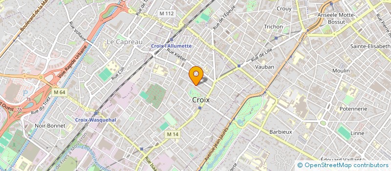 localisation de l'entreprise VAEPA à CROIX
