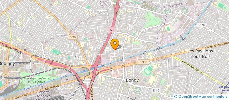 localisation de l'entreprise VAERDIA  BONDY