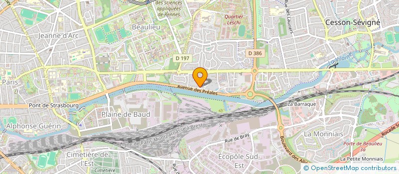 localisation de l'entreprise VAFA IMMO  CESSON-SEVIGNE