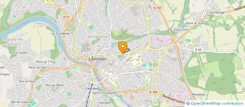 localisation de l'entreprise VAFILUC SA  LANNION
