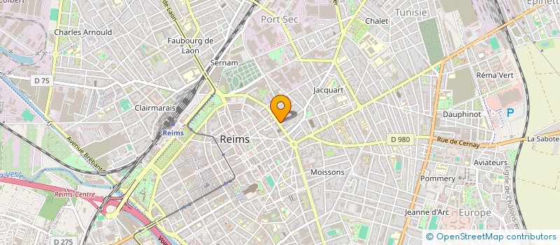 localisation de l'entreprise VAFOX  REIMS