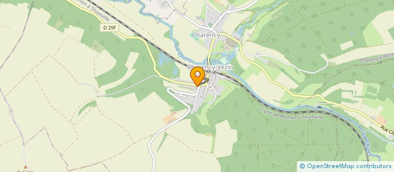 localisation de l'entreprise VAG  CHARENCY-VEZIN