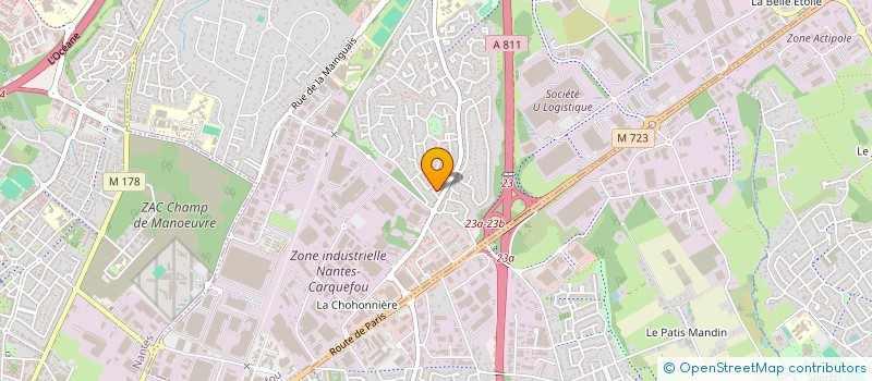 localisation de l'entreprise VAG  CARQUEFOU