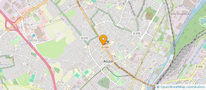 localisation de l'entreprise VAG  ANZIN