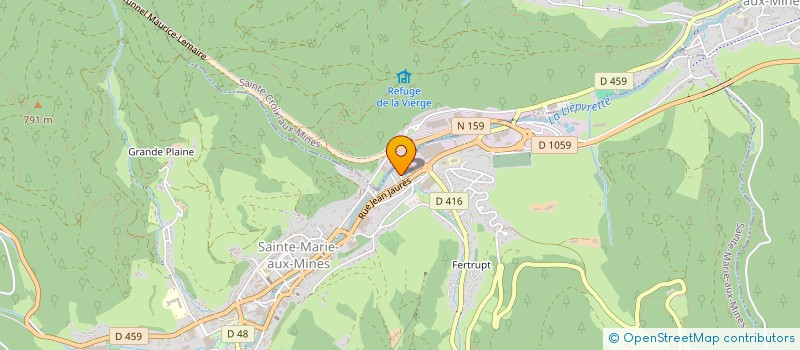 localisation de l'entreprise VAG D3VIL & CIE  SAINTE-MARIE-AUX-MINES