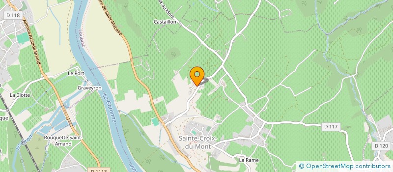 localisation de l'entreprise VAG'EAU  SAINTE-CROIX-DU-MONT