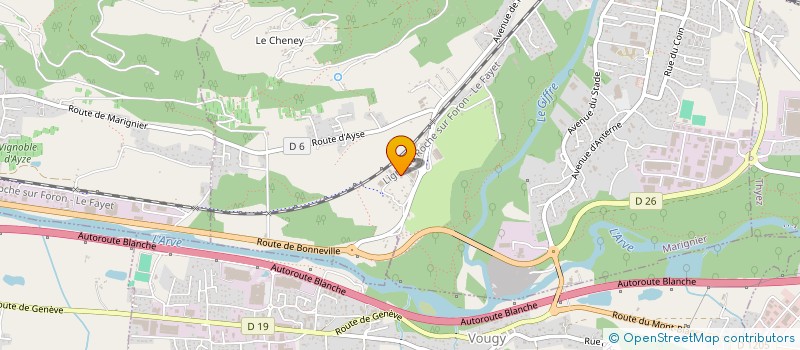 localisation de l'entreprise VAG LOGISTICS à MARIGNIER