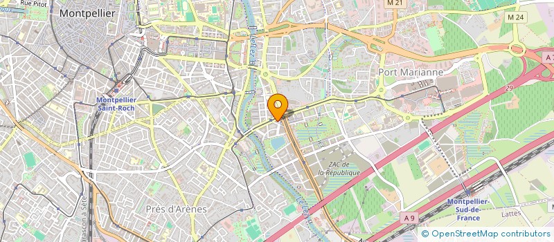 localisation de l'entreprise VAG PATRIMOINE à MONTPELLIER