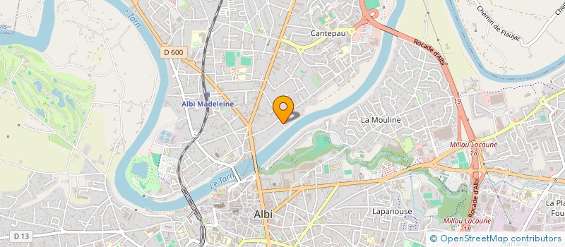 localisation de l'entreprise VAGA IMMO à ALBI