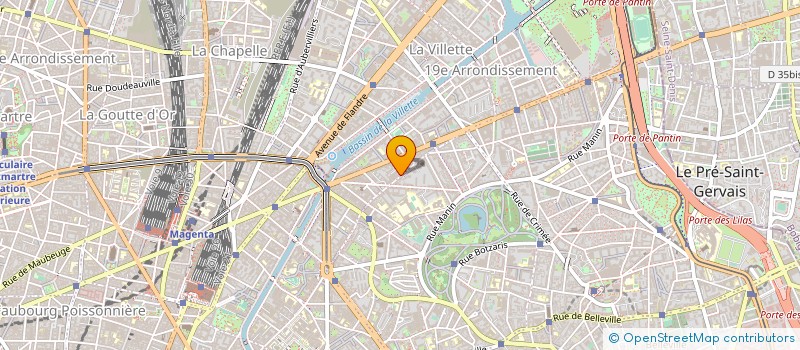 localisation de l'entreprise VAGABOND PRODUCTIONS  PARIS