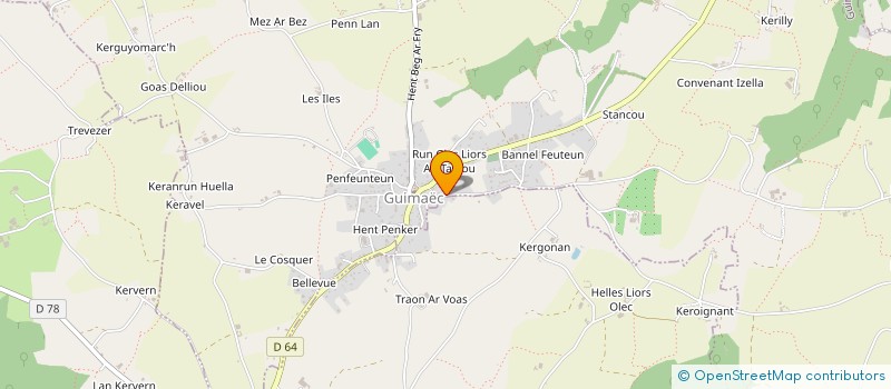 localisation de l'entreprise VAGABOND SURF SCHOOL  GUIMAEC