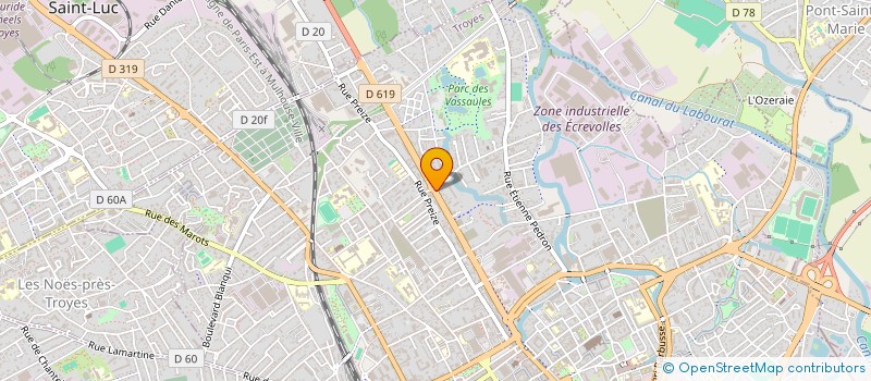 localisation de l'entreprise VAGABONDAGES  TROYES