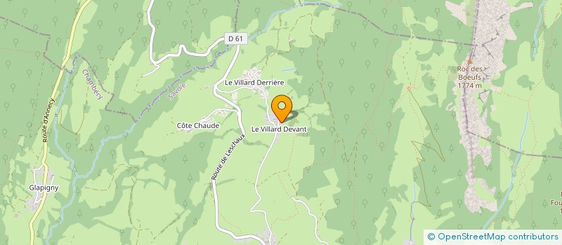 localisation de l'entreprise VAGABONDE TISSEUSE DE LIENS  BELLECOMBE-EN-BAUGES