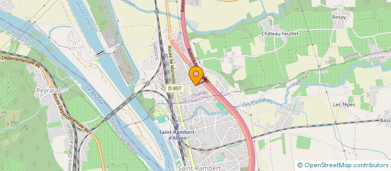 localisation de l'entreprise VAGANAY ASSOCIES  CHANAS