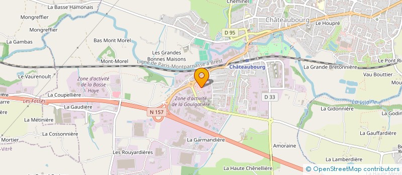 localisation de l'entreprise VAGBIO à CHATEAUBOURG