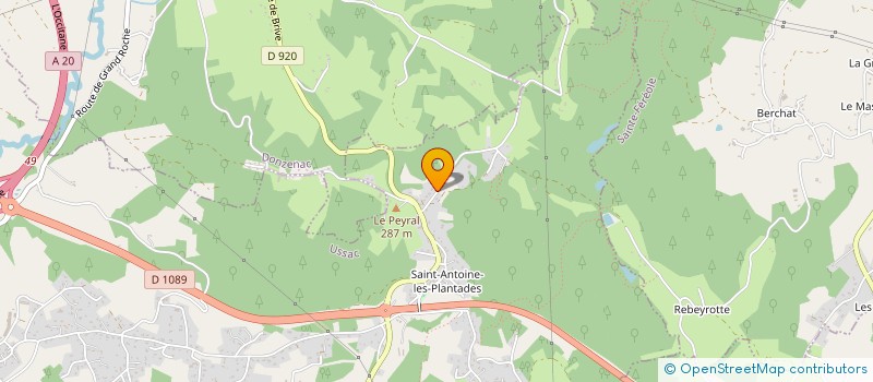 localisation de l'entreprise VAGEC  USSAC