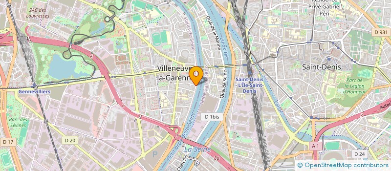 localisation de l'entreprise VAGLICA & CARAVATI  VILLENEUVE-LA-GARENNE