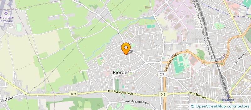 localisation de l'entreprise VAGO à RIORGES