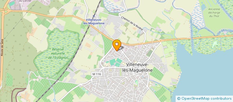 localisation de l'entreprise VAGUE  VILLENEUVE-LES-MAGUELONE