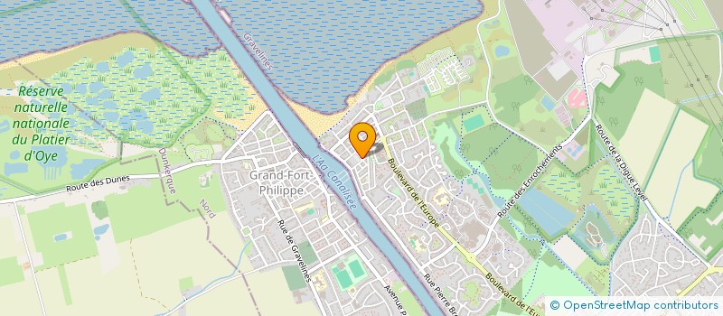 localisation de l'entreprise VAGUE  GRAVELINES