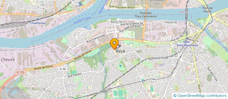 localisation de l'entreprise VAGUE A L'OUEST à REZE