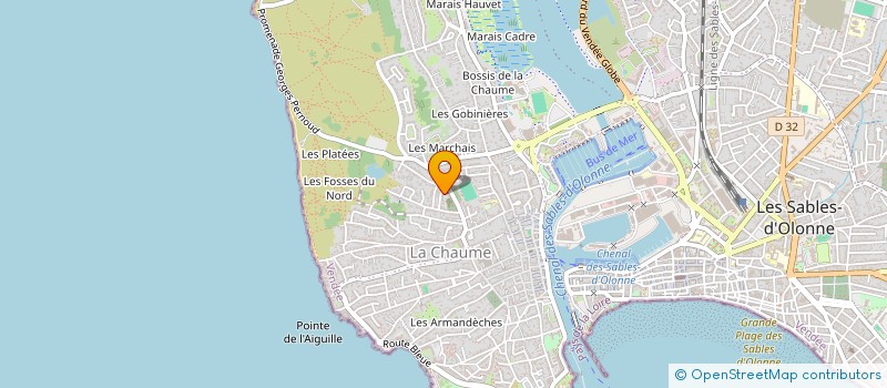 localisation de l'entreprise VAGUE DE NATURE à LES SABLES D'OLONNE