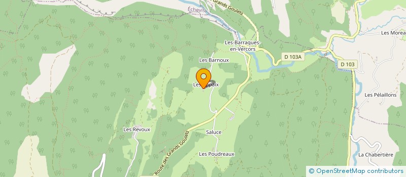 localisation de l'entreprise VAGUE DE NUIT à CHAPELLE-EN-VERCORS (LA)