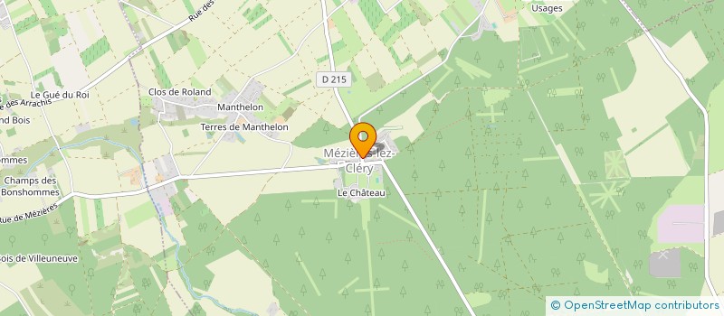 localisation de l'entreprise VAGUE ET TERRE à MEZIERES-LEZ-CLERY