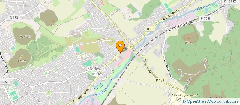 localisation de l'entreprise VAGUEMENT COMPETITIFS  MARLES LES MINES