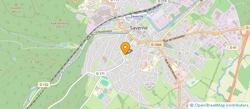 localisation de l'entreprise VAH  SAVERNE