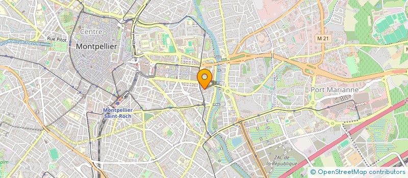 localisation de l'entreprise VAHDANI à MONTPELLIER