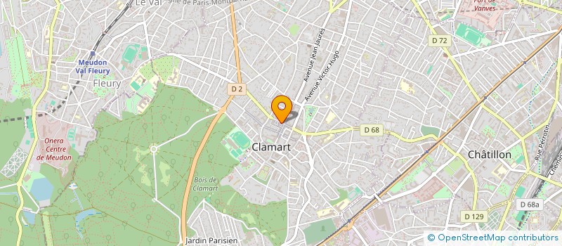 localisation de l'entreprise VAHE à CLAMART