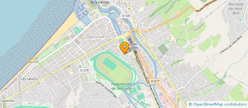 localisation de l'entreprise VAHE SCI à DEAUVILLE