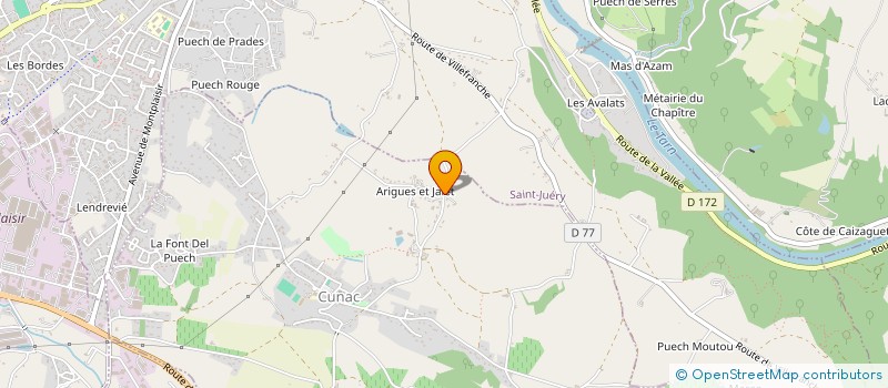 localisation de l'entreprise VAHENA  CUNAC