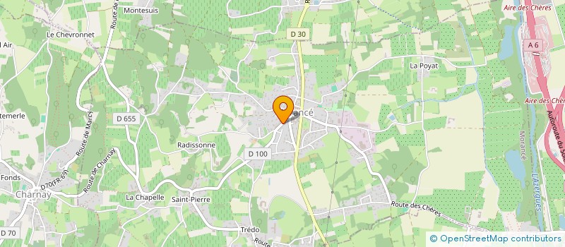 localisation de l'entreprise VAHIANA SPA  MORANCE