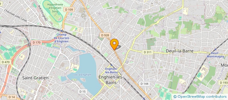localisation de l'entreprise VAHINE à ENGHIEN-LES-BAINS