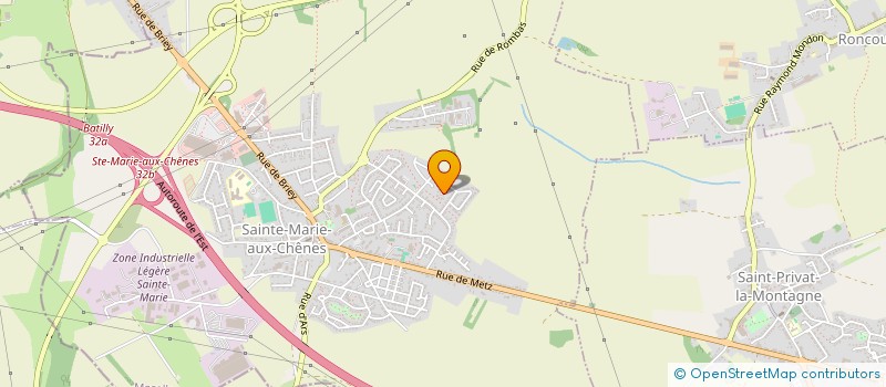 localisation de l'entreprise VAHINE CONCIERGERIE  SAINTE-MARIE-AUX-CHENES