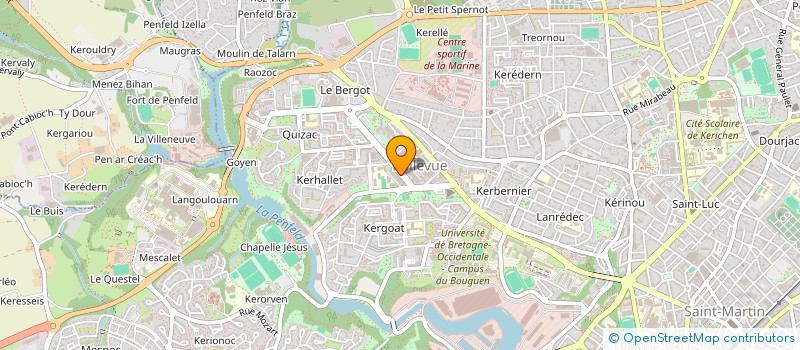 localisation de l'entreprise VAHINE OVIRI à BREST
