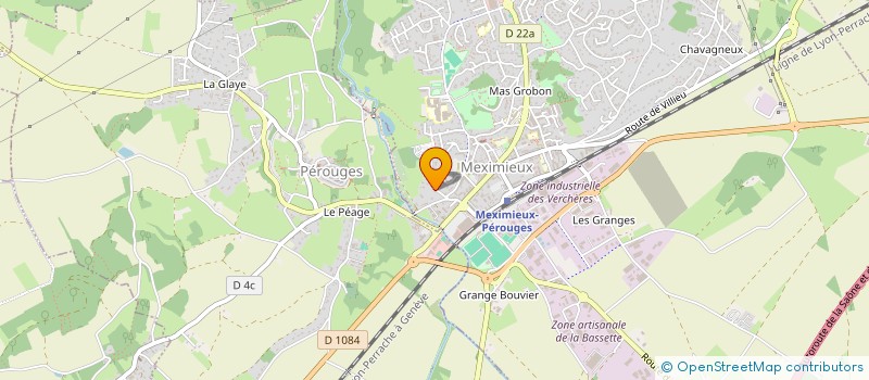 localisation de l'entreprise VAHL'AZZO à MEXIMIEUX