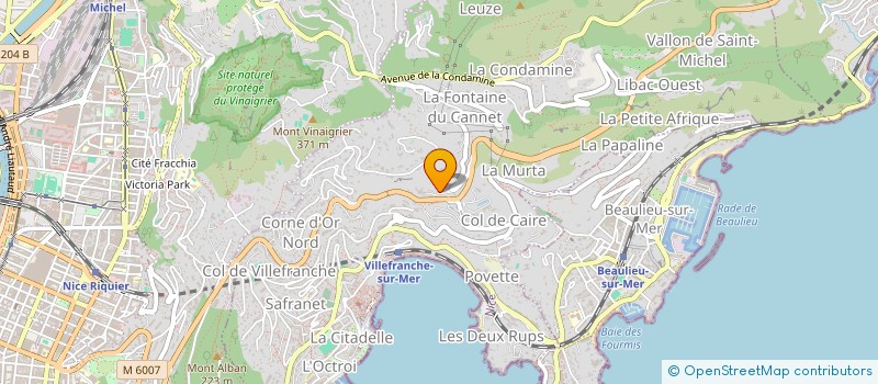 localisation de l'entreprise VAHMURKA à VILLEFRANCHE-SUR-MER