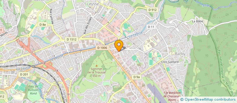 localisation de l'entreprise VAHO à LA RAVOIRE
