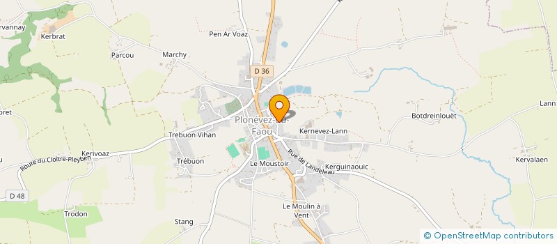localisation de l'entreprise VAI  PLONEVEZ-DU-FAOU
