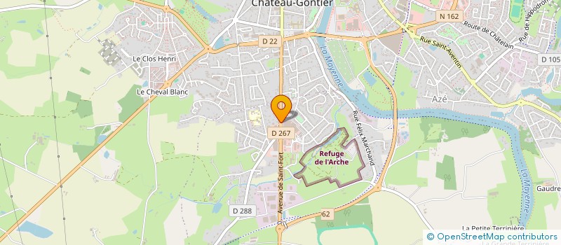 localisation de l'entreprise VAI  CHATEAU-GONTIER-SUR-MAYENNE