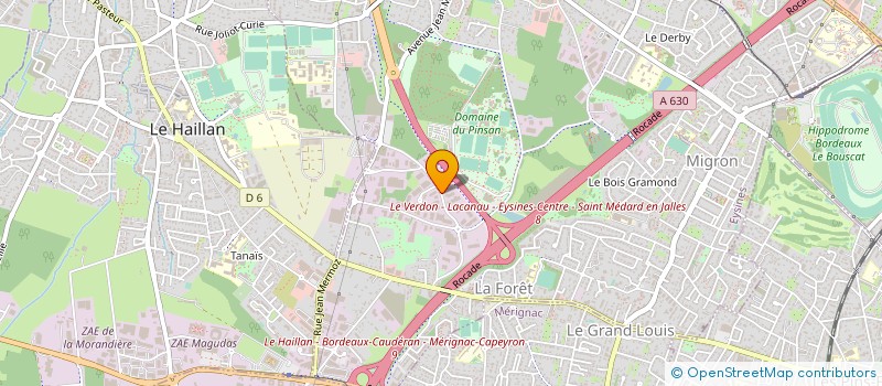 localisation de l'entreprise VAI AUTO EYSINES à EYSINES