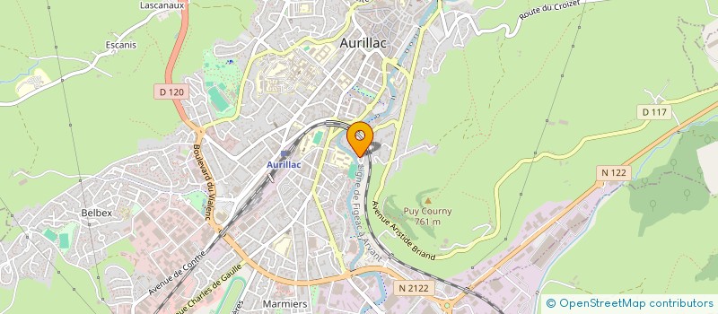 localisation de l'entreprise VAI I QU 'AS PAUR à AURILLAC