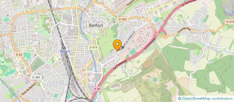 localisation de l'entreprise VAI'ORI  BELFORT