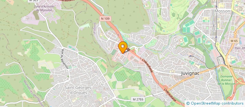 localisation de l'entreprise VAIANA  JUVIGNAC