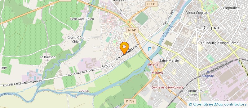localisation de l'entreprise VAIDER FRANCE à COGNAC