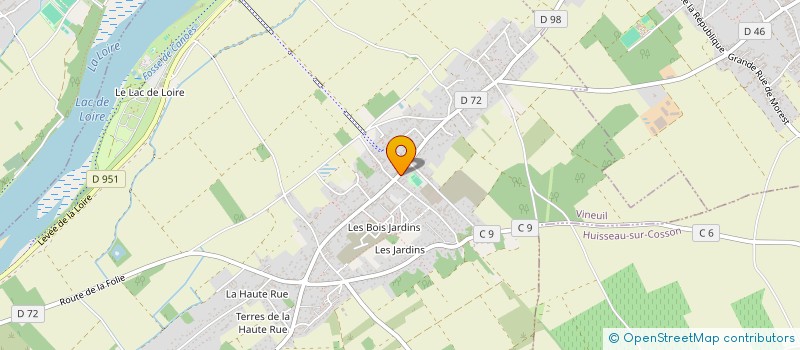 localisation de l'entreprise VAIHAIRII  VINEUIL