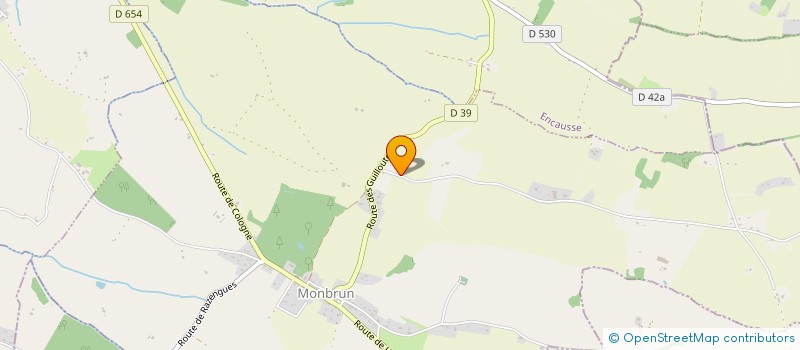 localisation de l'entreprise VAIKA  MONBRUN